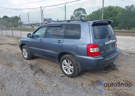 2006 Toyota Highlander V6 из США, поврежденный, VIN JTEEW21A660012326